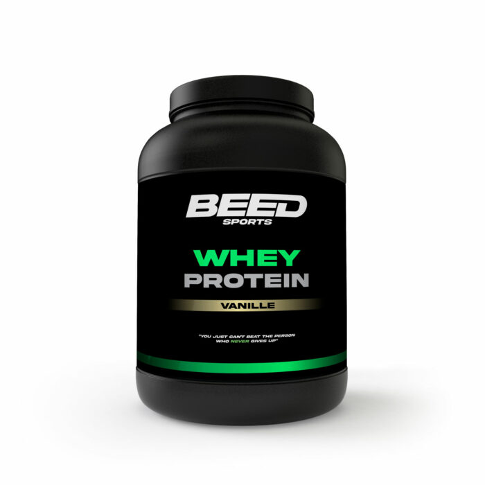 Productfoto van de Whey Protein met smaak vanille van Beed Sports
